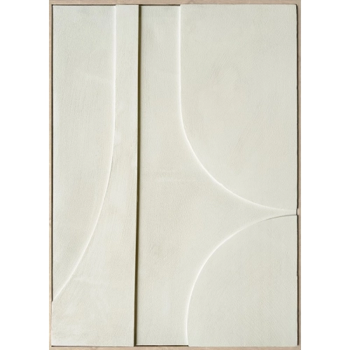 OBRAZ 3D RELIEF NO3 ECRU